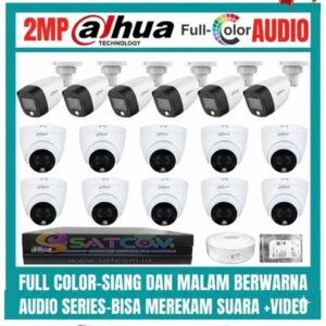 16 Channel 16 Kamera 2MP Audio + Full Color