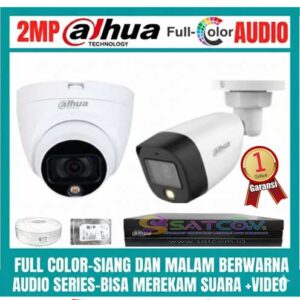 4 Channel 2 Kamera 2MP Audio + Full Color